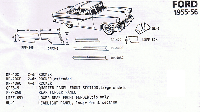 Classic Sheet Metal, Inc. - Ford 1949-52