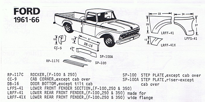 61-66 Ford Truck