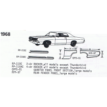 1968 Ford Exploded View
