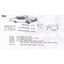 59 Ford Exploded View