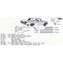 63 Galaxie exploded view